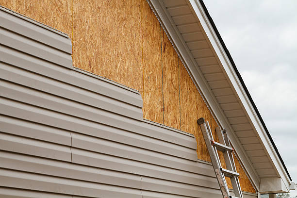 Professional Wood Siding technician working in Bahama, NC